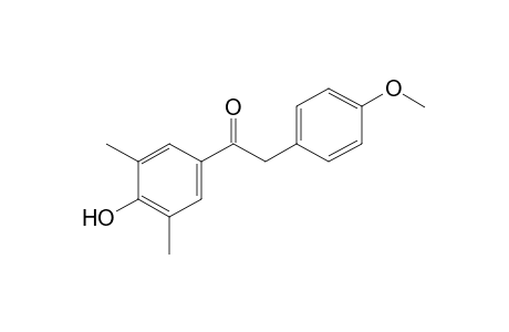 3',5'-dimethyl-4'-hydroxy-2-(p-methoxyphenyl)acetophenone
