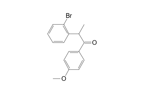 2-(2-Bromophenyl)-1-(4-methoxyphenyl)propan-1-one