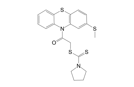 2-(Methylthio)-10-{[(1'-pyrrolidinyl)thiocarbamoyl]thioacetyl}-phenothiazine