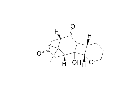 2-Hydroxy-15,15-dimethyl-4-oxatetracyclo[9.3.1.0(2,9).0(3,8)]pentadecan-10,13-dione