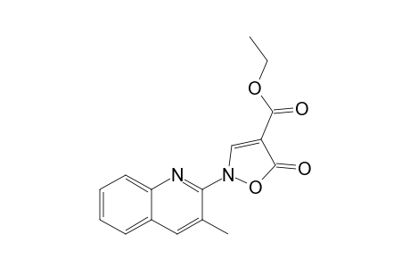 Ethyl 2-(3-methylquinolin-2-yl)-5-oxo-2,5-dihydroisoxazole-4-carboxylate