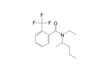 Benzamide, 2-trifluoromethyl-N-(2-pentyl)-N-ethyl-