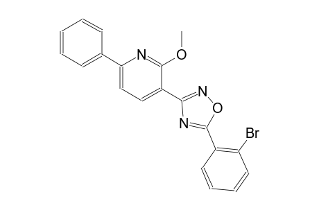 3-[5-(2-bromophenyl)-1,2,4-oxadiazol-3-yl]-2-methoxy-6-phenylpyridine