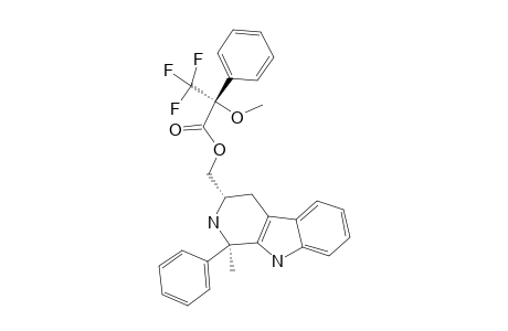 (1S,3R)-(1-METHYL-1-PHENYL-1,2,3,4-TETRAHYDRO-BETA-CARBOLINE-3-YL)-METHYL-(R)-ALPHA-METHOXY-ALPHA-TRIFLUOROMETHYLPHENYL-ACETATE