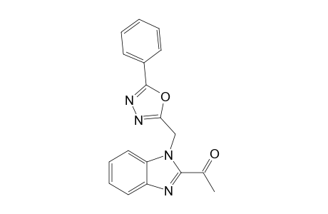 ethanone, 1-[1-[(5-phenyl-1,3,4-oxadiazol-2-yl)methyl]-1H-benzimidazol-2-yl]-