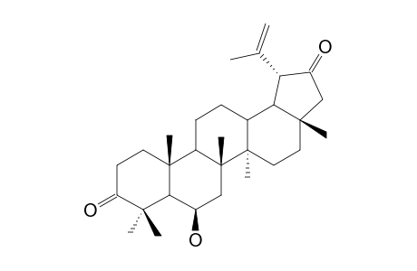 6-BETA-HYDROXYSALACIANONE;6-BETA-HYDROXYLUP-20(29)-ENE-3,21-DIONE