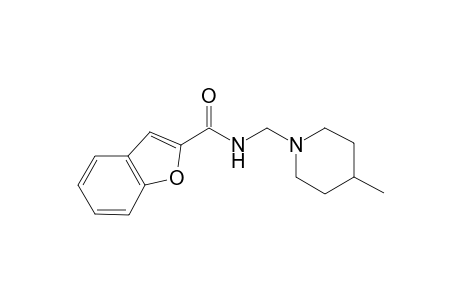 2-benzofurancarboxamide, N-[(4-methyl-1-piperidinyl)methyl]-