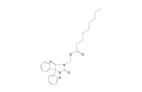 5,5-diphenyl-3-(hydroxymethyl)hydantoin, nonanoate (ester)