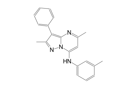 2,5-dimethyl-N-(3-methylphenyl)-3-phenylpyrazolo[1,5-a]pyrimidin-7-amine