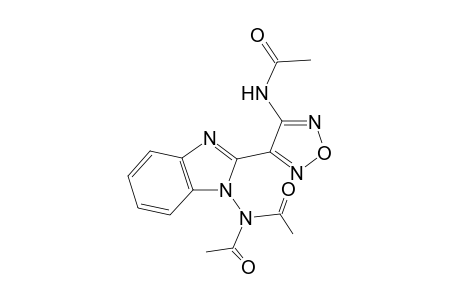 N-Acetyl-N-(2-[4-(acetylamino)-1,2,5-oxadiazol-3-yl]-1H-benzimidazol-1-yl)acetamide