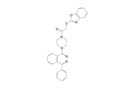 1-{4-[(1,3-benzoxazol-2-ylsulfanyl)acetyl]-1-piperazinyl}-4-phenylphthalazine