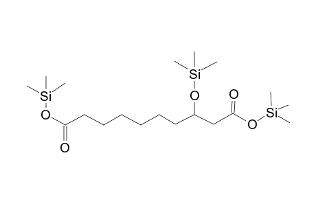 3-Trimethylsiloxysebacic acid, bis(trimethylsilyl)- ester