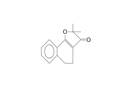 2,2-Dimethyl-5,6-dihydro-4H-benzo(6,7)cyclohepta(1,2-B)furan-3(2H)-one