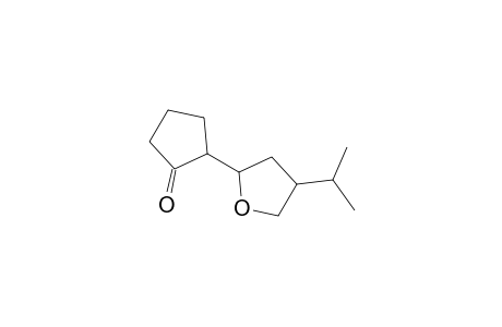 2-(4'-Isopropyl-tetrahydrofuran-2'-yl)cyclopentanone