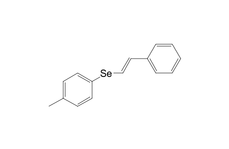 [2'-Phenylethenyl]-(4""""'-methylphenyl)selenide