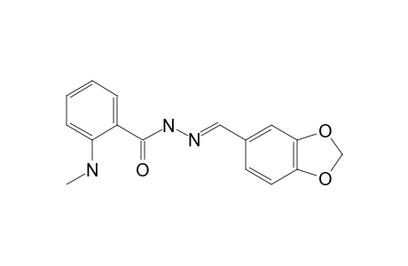 N-methylanthranilic acid, piperonylidenehydrazide