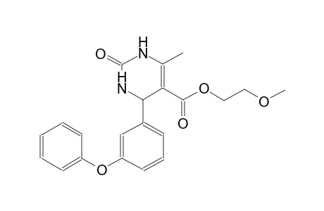 5-pyrimidinecarboxylic acid, 1,2,3,4-tetrahydro-6-methyl-2-oxo-4-(3-phenoxyphenyl)-, 2-methoxyethyl ester