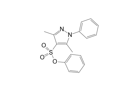 Phenyl 3,5-dimethyl-1-phenyl-1H-pyrazole-4-sulfonate