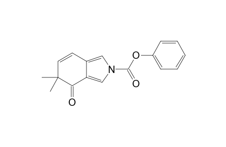 2-PHENOXYCARBONYL-5,5-DIMETHYL-2,5-DIHYDRO-4H-ISOINDOL-4-ONE