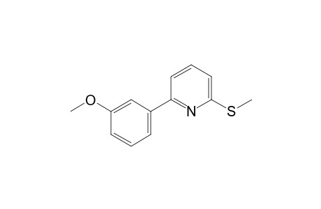 2-(3-Methoxyphenyl)-6-methylthiopyridine