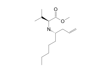 (2S)-2-[[(1S)-1-amylbut-3-enyl]amino]-3-methyl-butyric acid methyl ester