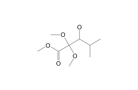 3-hydroxy-4-methyl-2-oxovaleric acid, methyl ester, 2-(dimethyl acetal)