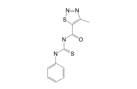 1-[(4-methyl-1,2,3-thiadiazol-5-yl)carbonyl]-3-phenyl-2-thiourea