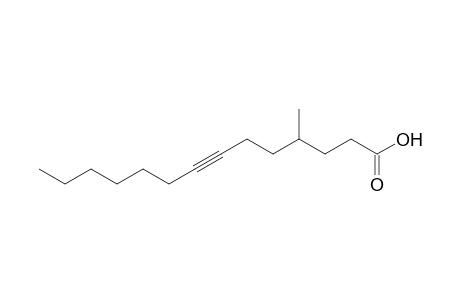 7-Tetradecynoic acid, 4-methyl-