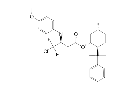 (2S,5S,1R)-5-METHYL-2-(1-METHYL-1-PHENYLETHYL)-CYCLOHEXYL-4-CHLORO-4,4-DIFLUORO-3-(4-METHOXYANILINO)-BUTANOATE;MAJOR-DIASTEREOMER