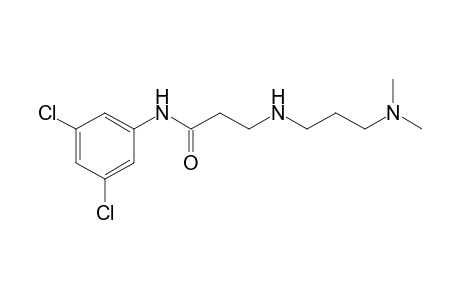 N-(3,5-Dichlorophenyl)-3-([3-(dimethylamino)propyl]amino)propanamide