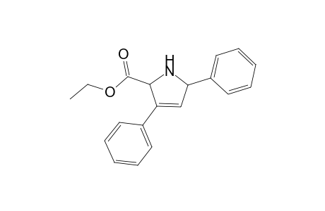 3,5-Diphenyl-2,5-dihydro-1H-pyrrole-2-carboxylic acid ethyl ester