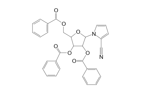 1-[2,3,5-tri-o-Benzoyl-.beta.-D-ribofuranosyl]pyrrole-2-carbonitrile