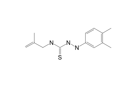 2-(3,4-dimethylphenyl)-N-(2-methylallyl)hydrazinecarbothioamide