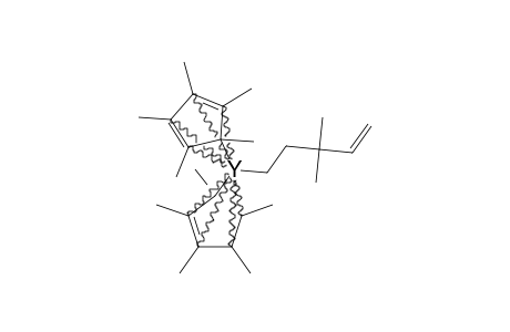 (C5ME5)2Y[ETA-1-CH2CH2C(CH3)2CH=CH2]