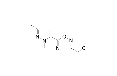 1,2,4-Oxadiazole, 3-chloromethyl-5-(1,3-dimethyl-5-pyrazolyl)-