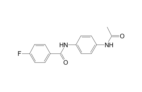 N-[4-(acetylamino)phenyl]-4-fluorobenzamide