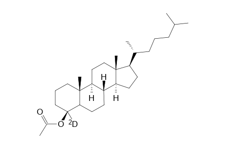 Cholestanol-4 .beta.-D1-acetate