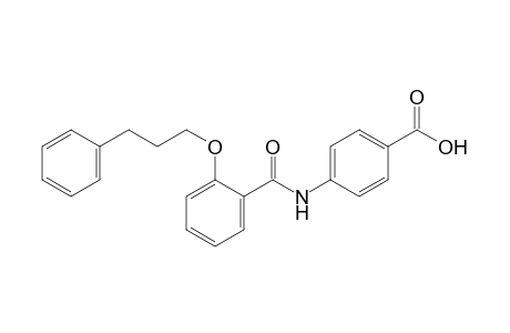 p-[o-(3-phenylpropoxy)benzamido]benzoic acid