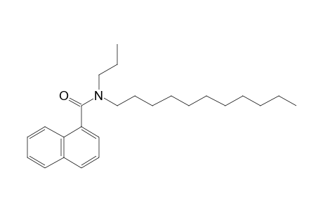 1-Naphthamide, N-propyl-N-undecyl-