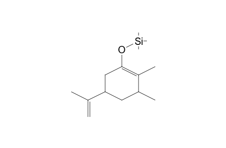 Cyclohexene, 5-isopropenyl-2,3-dimethyl-1-(trimethylsilyloxy)-