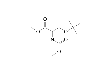 o-Tert-butyl-L-serine, N-(methoxycarbonyl)-, methyl ester