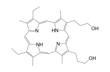 2,18-Porphinedipropanol, 7,12-diethyl-3,8,13,17-tetramethyl-