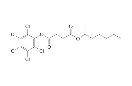 Succinic acid, hept-2-yl pentachlorophenyl ester