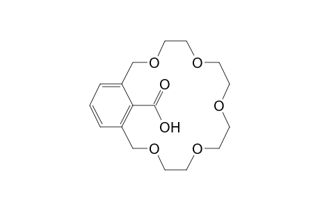 3,6,9,12,15-Pentaoxabicyclo[15.3.1]henicosa-1(21),17,19-triene-21-carboxylic acid