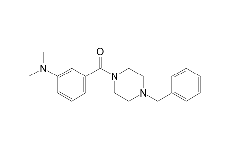 (4-Benzylpiperazin-1-yl)-[3-(dimethylamino)phenyl]methanone