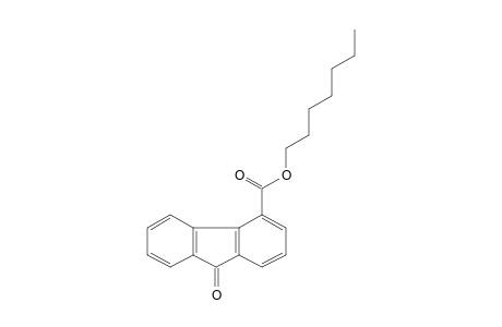 9-oxofluorene-4-carboxylic acid, heptyl ester