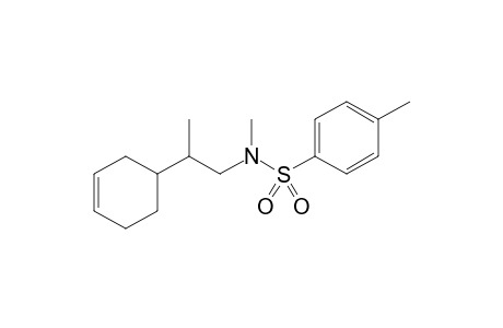 N-(2-(Cyclohex-3-en-1-yl)propyl)-N,4-dimethylbenzenesulfonamide