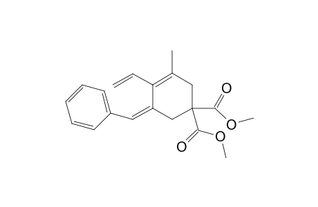 DIMETHYL-(Z)-4-ETHENYL-3-METHYL-5-(PHENYLMETHYLENE)-CYCLOHEX-3-ENE-1,1-DICARBOXYLATE