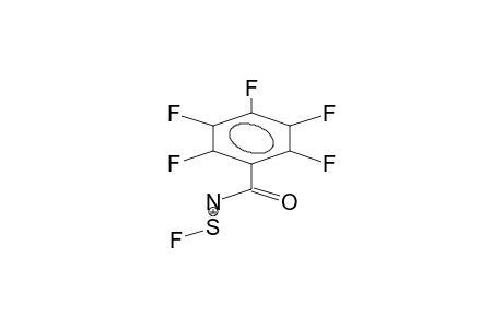 PENTAFLUOROBENZOYLIMINOFLUOROSULPHENIUM CATION