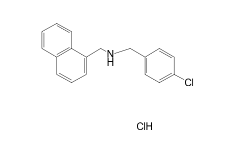 N-(p-chlorobenzyl)-1-naphthalenemethylamine, hydrochloride